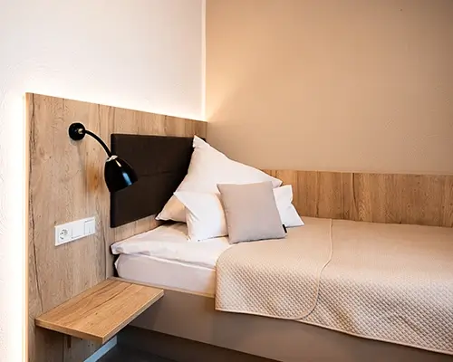 Einzelzimmer im Hotel Lehn