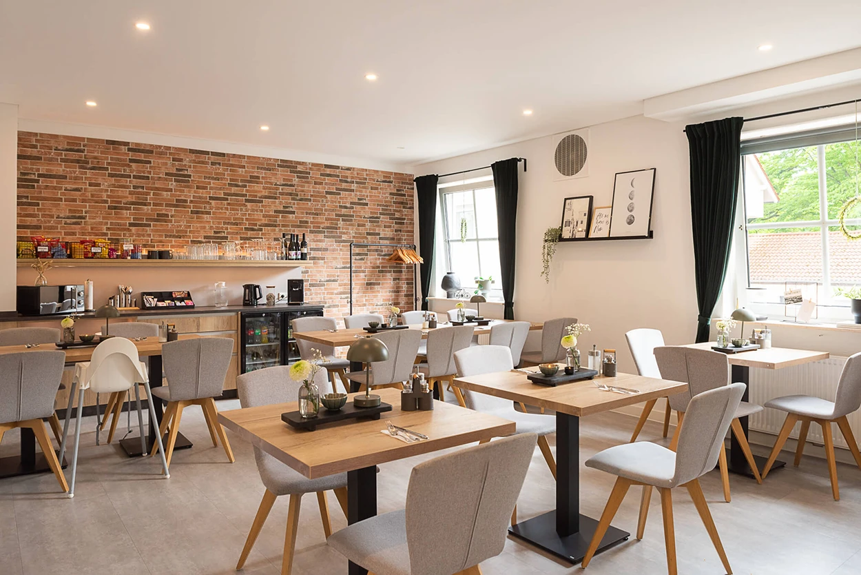 Frühstücksraum im Hotel Lehn