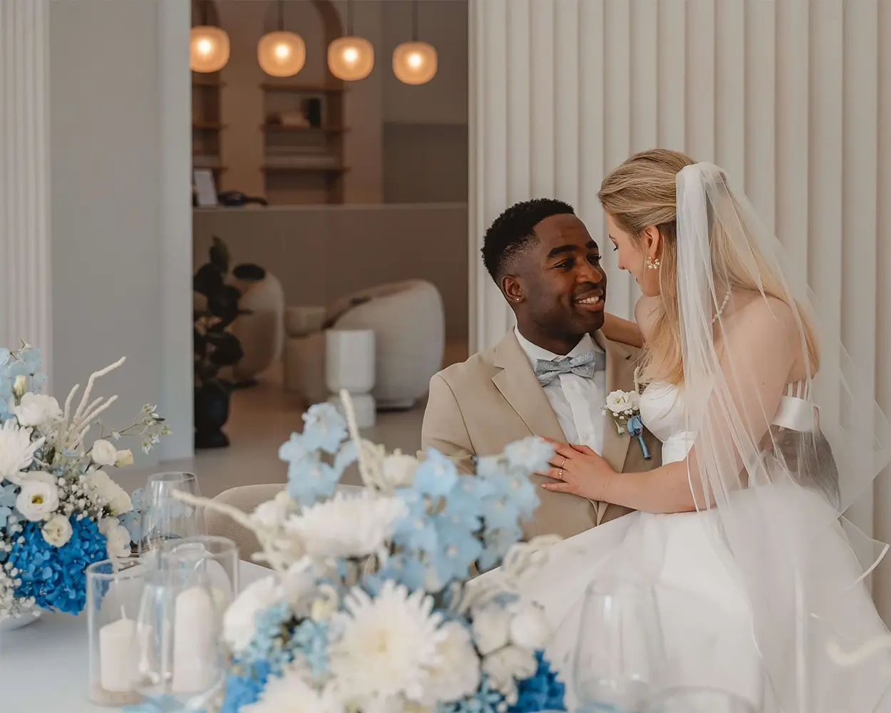 Brautpaar im Hotel Lehn