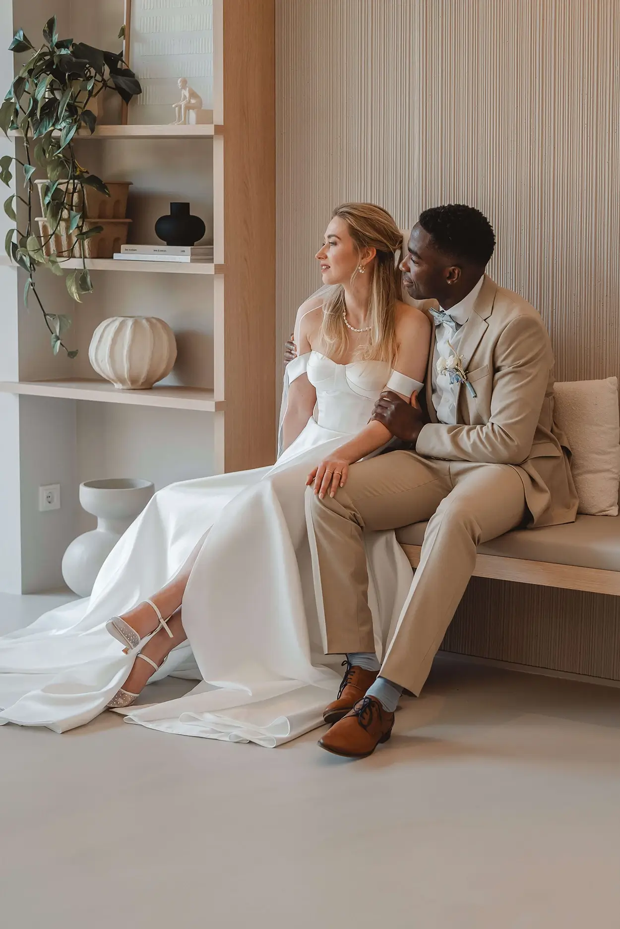 Brautpaar im Hotel Lehn