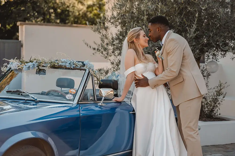 Brautpaar im Hotel Lehn